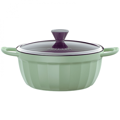 Buydeem CP152 Enamel Pot with Non-Stick Coating 4.5L Green