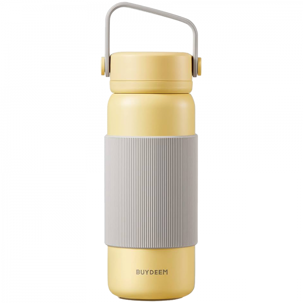 Buydeem CD1011 Thermos with Infuser 400 ml Pastel Yellow