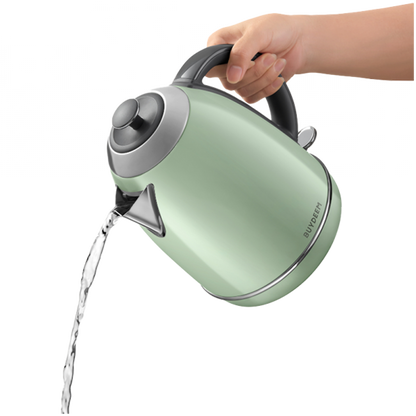 Buydeem K640 Wasserkocher 1,7l 2400W Retro Pastellgrün