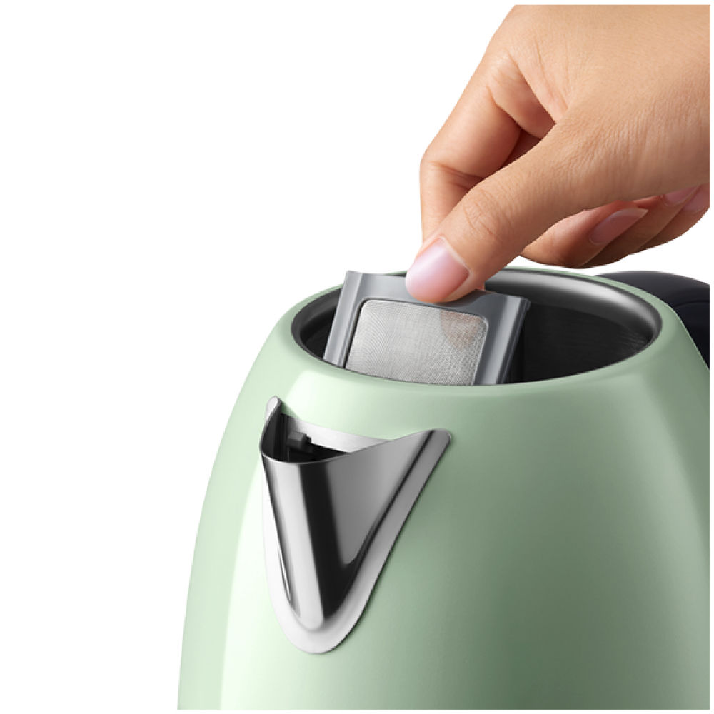 Buydeem K640 Wasserkocher 1,7l 2400W Retro Pastellgrün