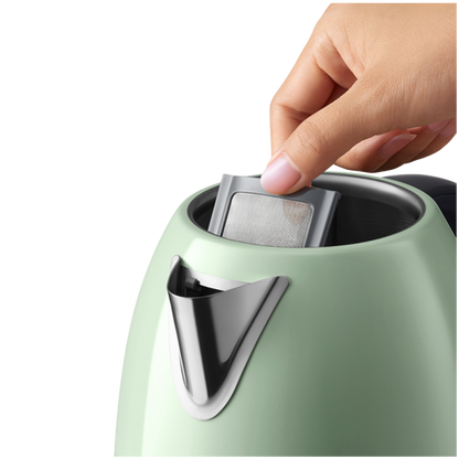 Buydeem K640 Wasserkocher 1,7l 2400W Retro Pastellgrün
