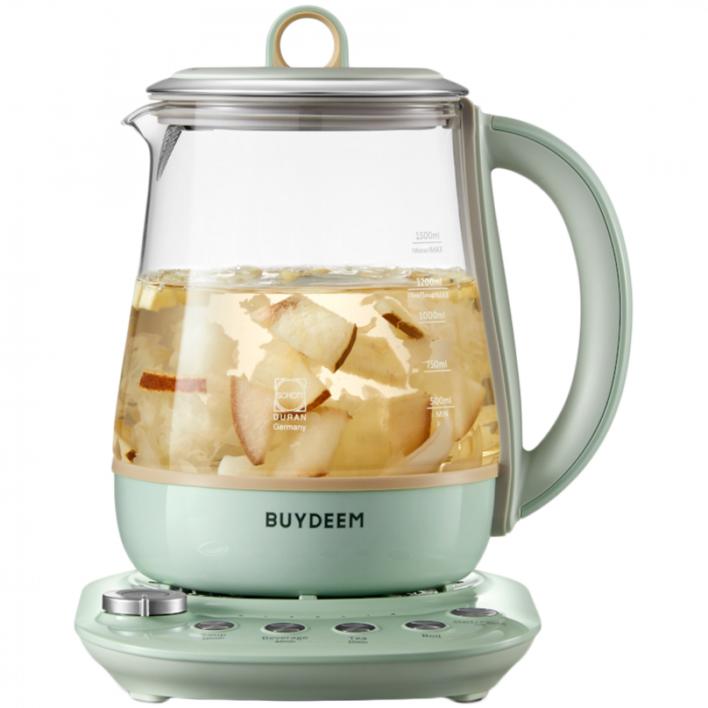 Buydeem K1594T 1200W Multifunctional Cooking Device, Green