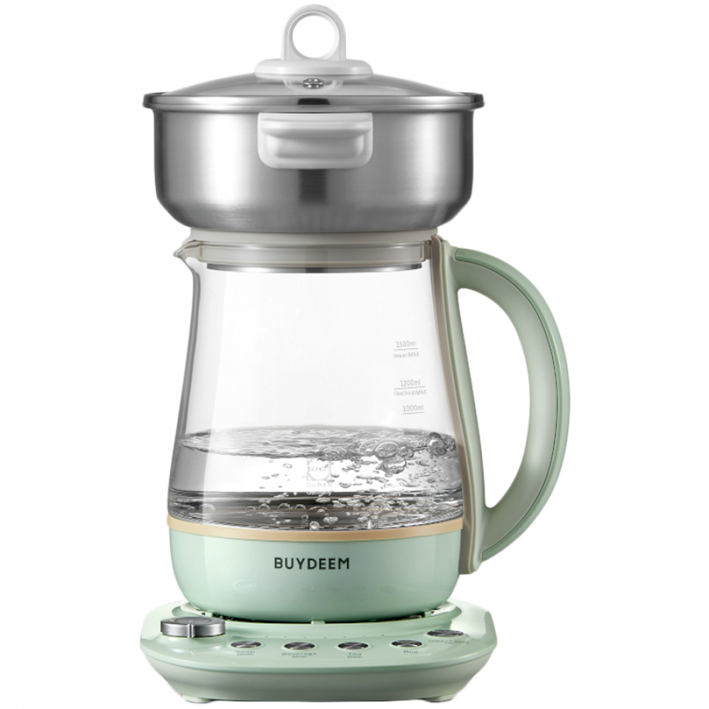 Buydeem K1594T 1200W Multifunctional Cooking Device, Green