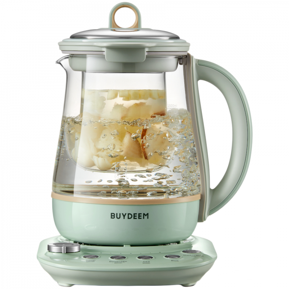 Buydeem K1594T 1200W Multifunctional Cooking Device, Green