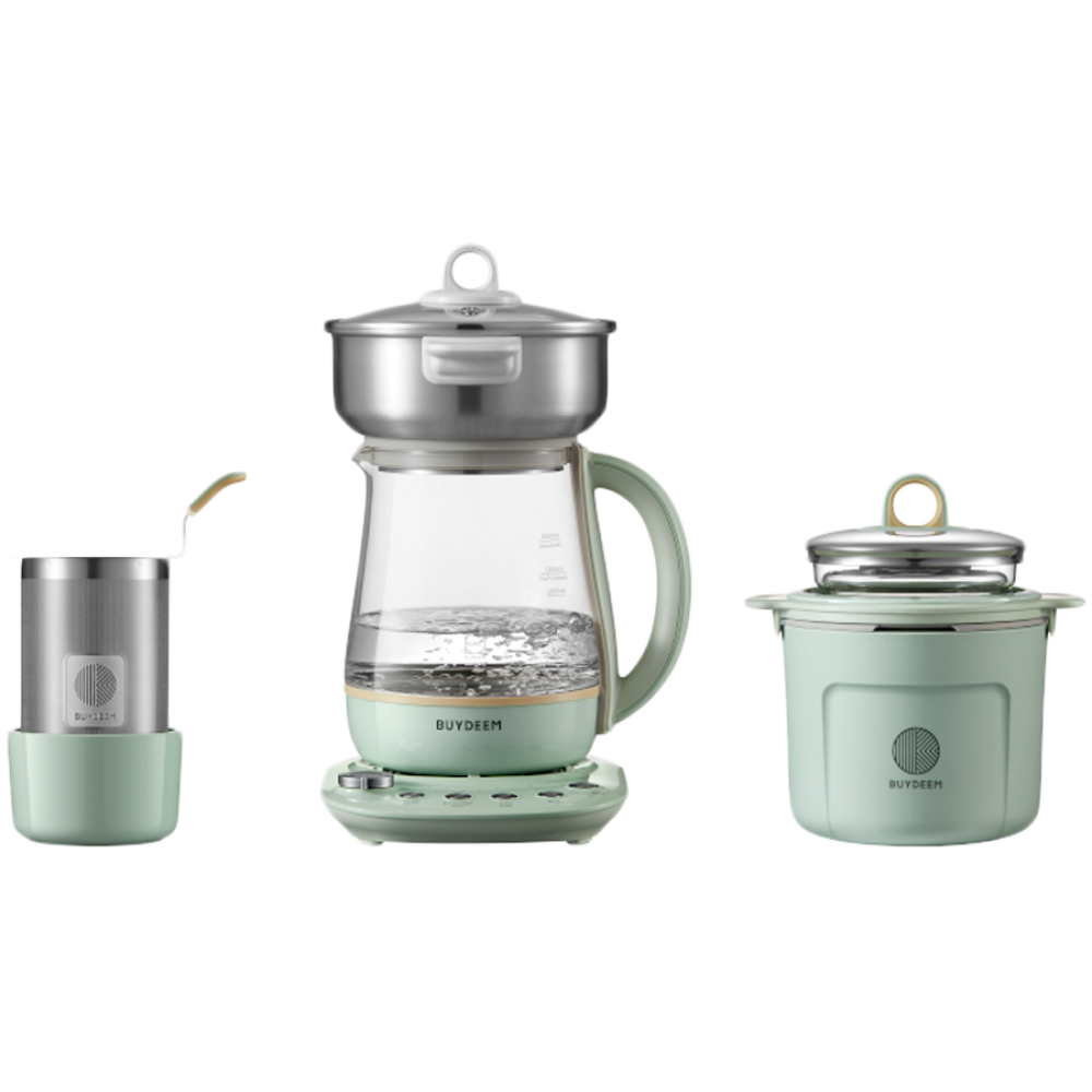 Buydeem K1594T 1200W Multifunctional Cooking Device, Green