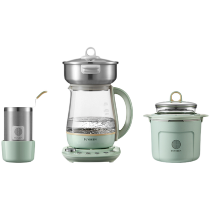 Buydeem K1594T 1200W Multifunctional Cooking Device, Green