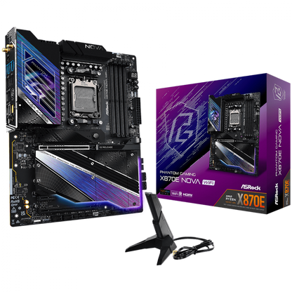 Motherboard ASROCK X870E Nova WIFI Socket AM5 DDR5 8200 MHz