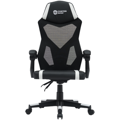 Canyon MCH01 Ergonomic Mesh Gaming Chair Black and White
