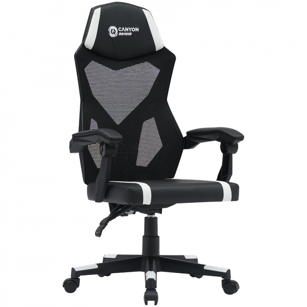Canyon MCH01 Ergonomic Mesh Gaming Chair Black and White