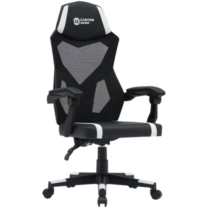 Canyon MCH01 Ergonomic Mesh Gaming Chair Black and White