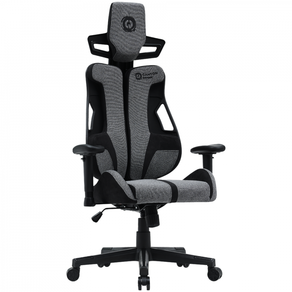 Ergonomic Gaming Chair with Lumbar Support Canyon ABCH01 Grey