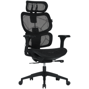 Fotel gamingowy ergonomiczny siatka mesh Canyon MOCH01 czarny
