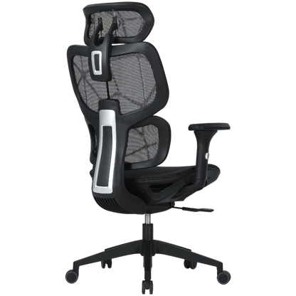 Ergonomischer Gaming-Stuhl mit Mesh-Gewebe Canyon MOCH01 schwarz