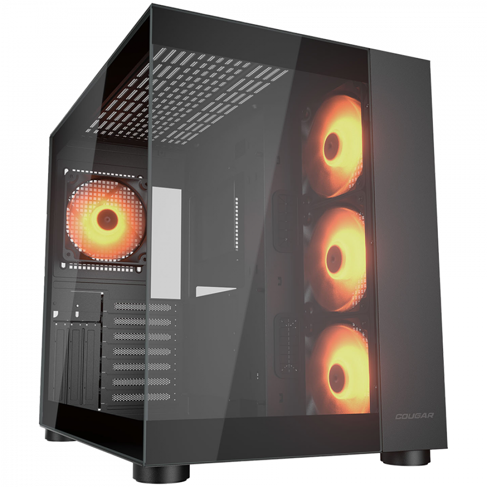 Obudowa PC COUGAR FV150 RGB midi tower czarna