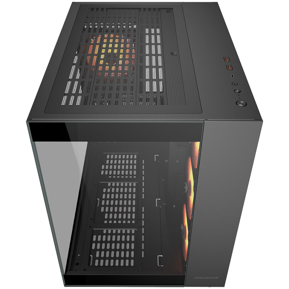 Obudowa PC COUGAR FV150 RGB midi tower czarna