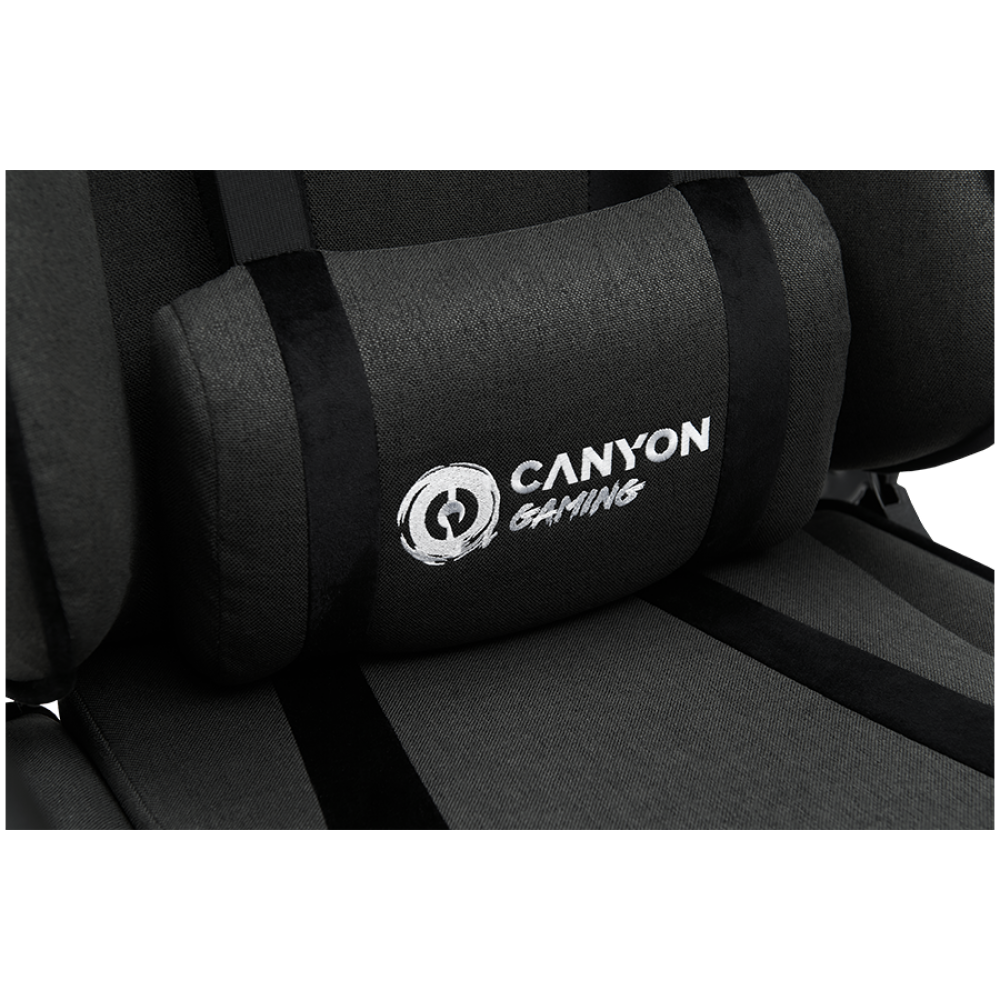 Ergonomischer Gaming-Stuhl Stoff Canyon FCH01 Grau