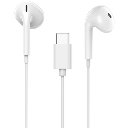Słuchawki douszne HiRes z przewodem USB-C Canyon SEP-6 białe