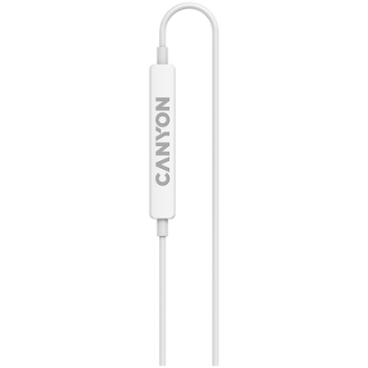 Słuchawki douszne HiRes z przewodem USB-C Canyon SEP-6 białe