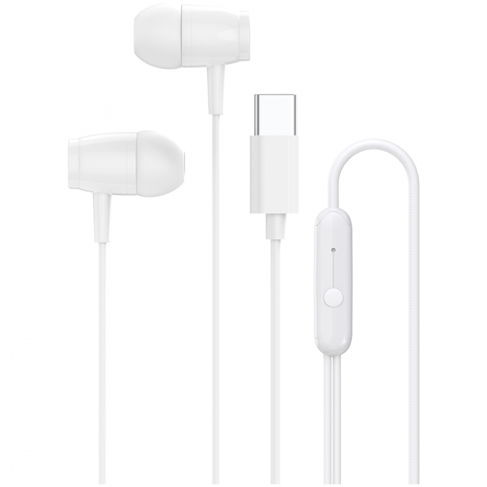 Canyon In-Ear-Kopfhörer mit USB-C-Kabel SEP-5 weiß