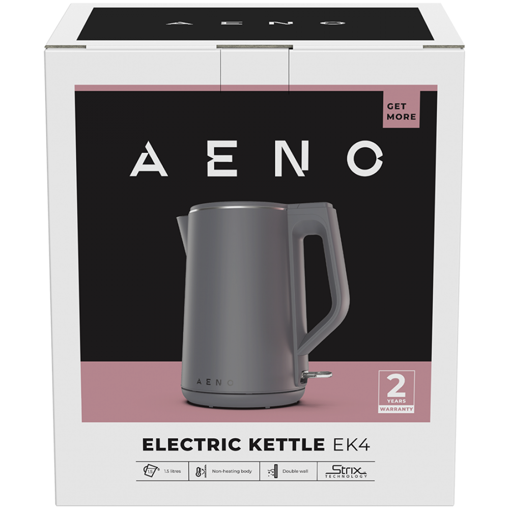 Electric Kettle 1.5L Aeno EK4 dark grey
