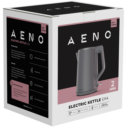 Electric Kettle 1.5L Aeno EK4 dark grey