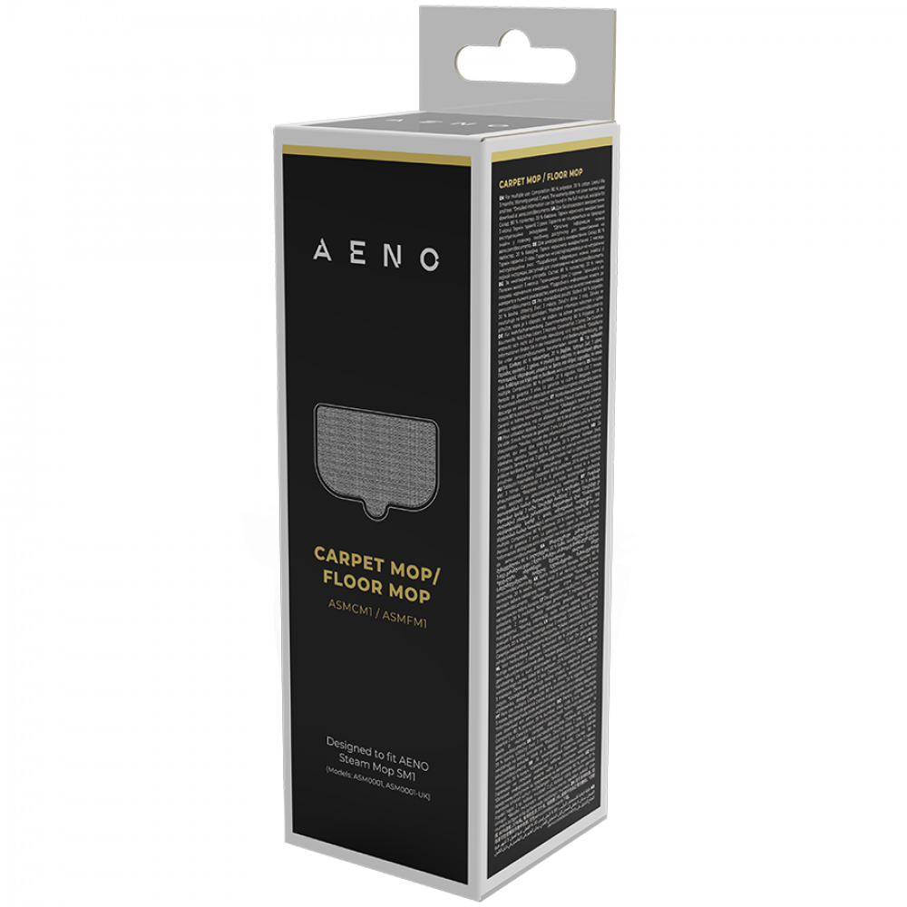 Mikrofaser-Aufsatz für Dampfmopp 268 x 155 mm Aeno ASMCM1 weiß