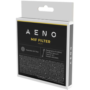 Washable MIF filter for Aeno ASCF1 vacuum cleaner 1 pc. black