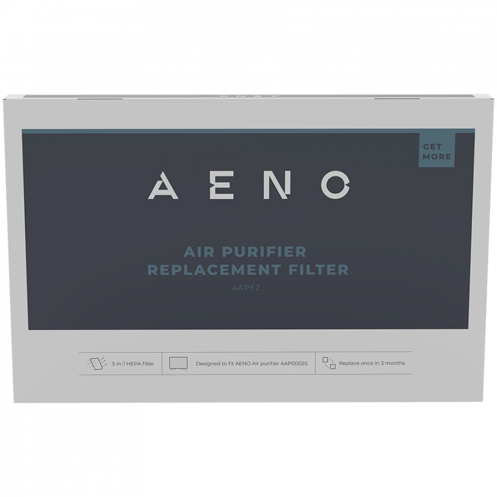 HEPA 13 Activated Carbon Filter for Aeno AAPF2 Air Purifier, Black