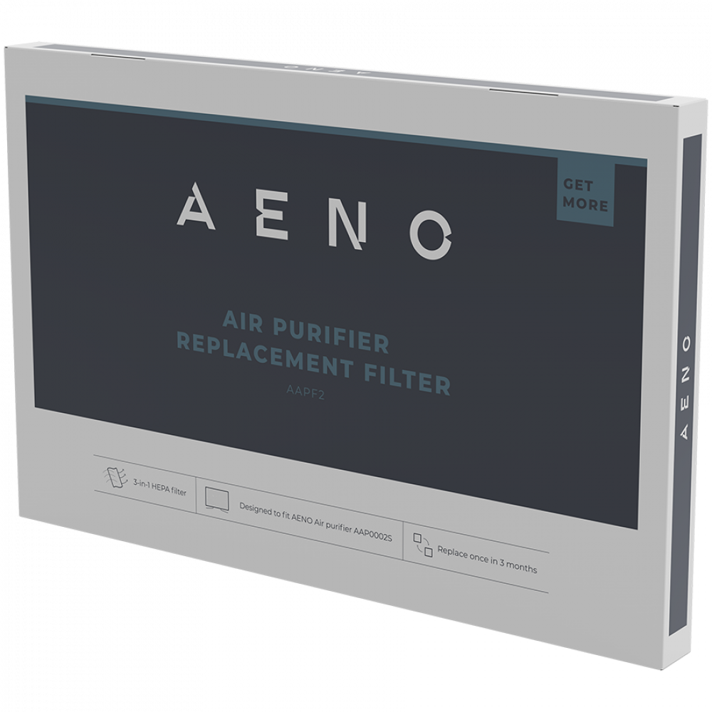 HEPA 13 Activated Carbon Filter for Aeno AAPF2 Air Purifier, Black