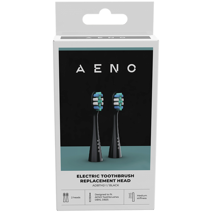 Końcówki do szczoteczki elektrycznej Aeno ADBTH2-1 czarne 2 sztuki