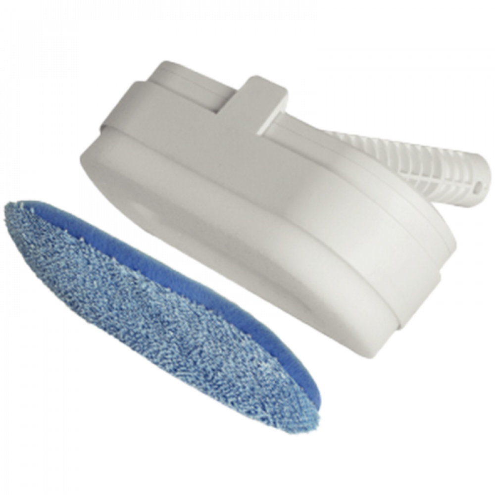 2-in-1 Oval Brush for Aeno ASMOB1 Steam Mop, Black
