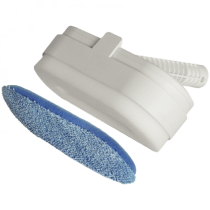 2-in-1 Oval Brush for Aeno ASMOB1 Steam Mop, Black