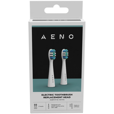 Aeno ADBTH7-8 toothbrush heads 2 pcs. white