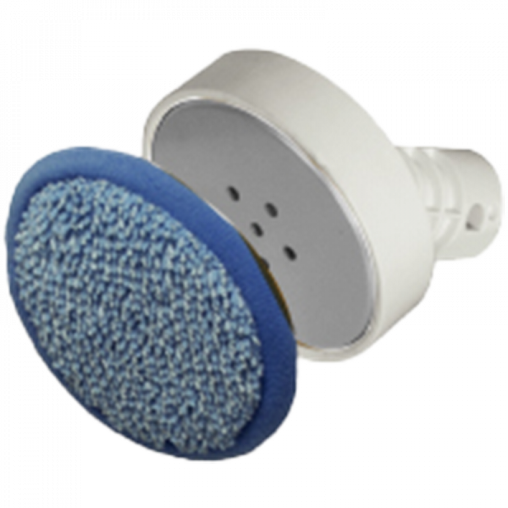 Aeno ASMRB1 Black Round Scraper Brush for Steam Mop