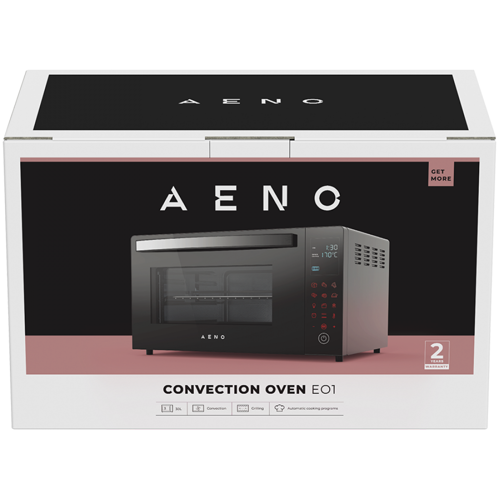 Aeno EO1 1000W Black Electric Oven