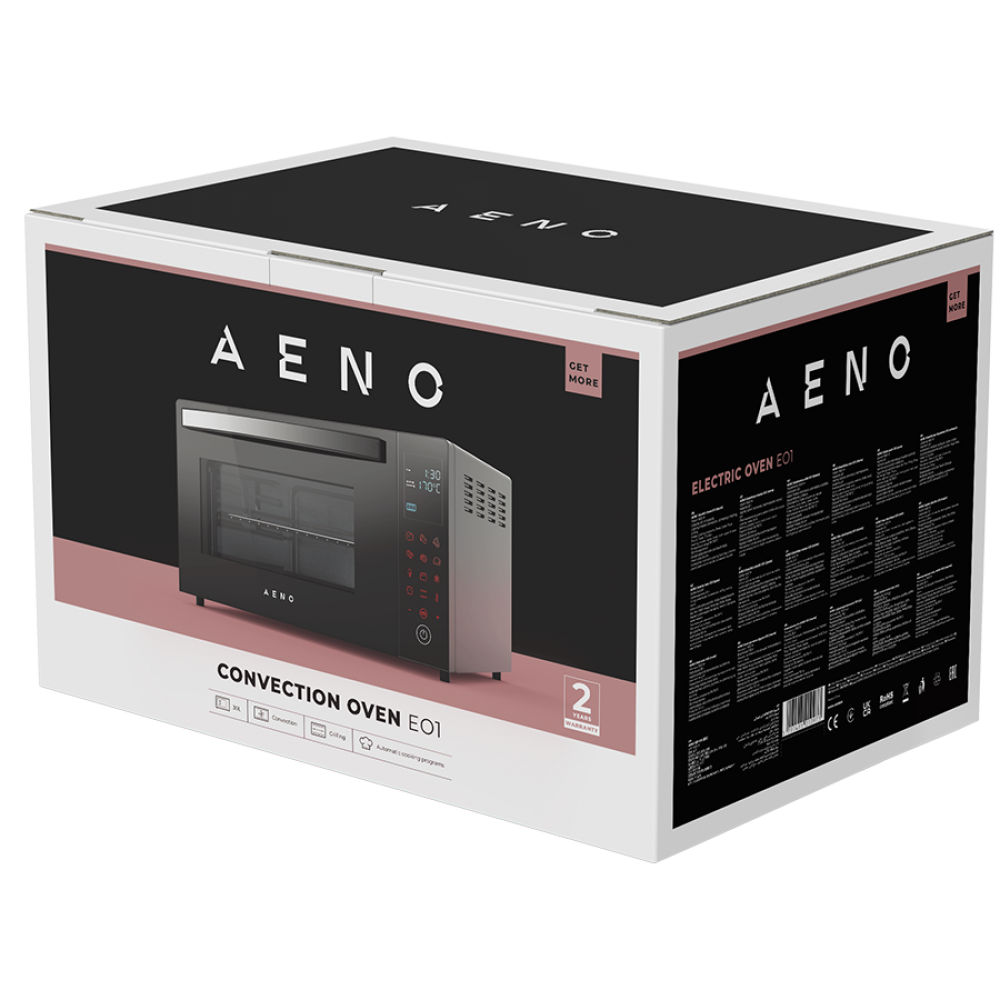 Aeno EO1 1000W Black Electric Oven