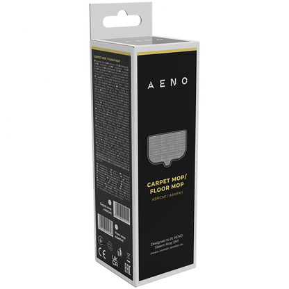 Microfiber pad for steam mop 260 x 155 mm Aeno ASMFM1 white