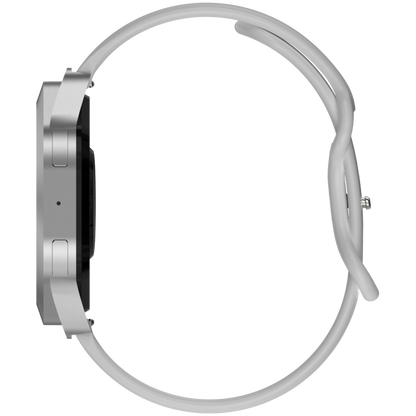 Smartwatch mit Bluetooth-Telefonie Canyon Hexagon 88 Silber