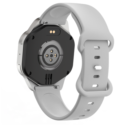 Smartwatch mit Bluetooth-Telefonie Canyon Hexagon 88 Silber