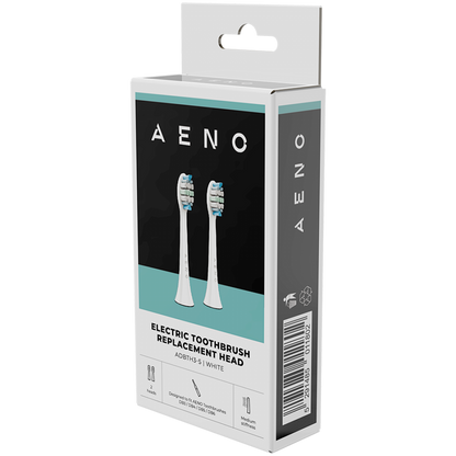 Aeno ADBTH3-5 toothbrush heads indicator bristles 2 pcs white