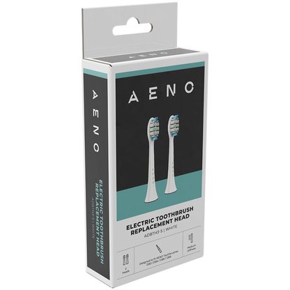 Aeno ADBTH3-5 toothbrush heads indicator bristles 2 pcs white