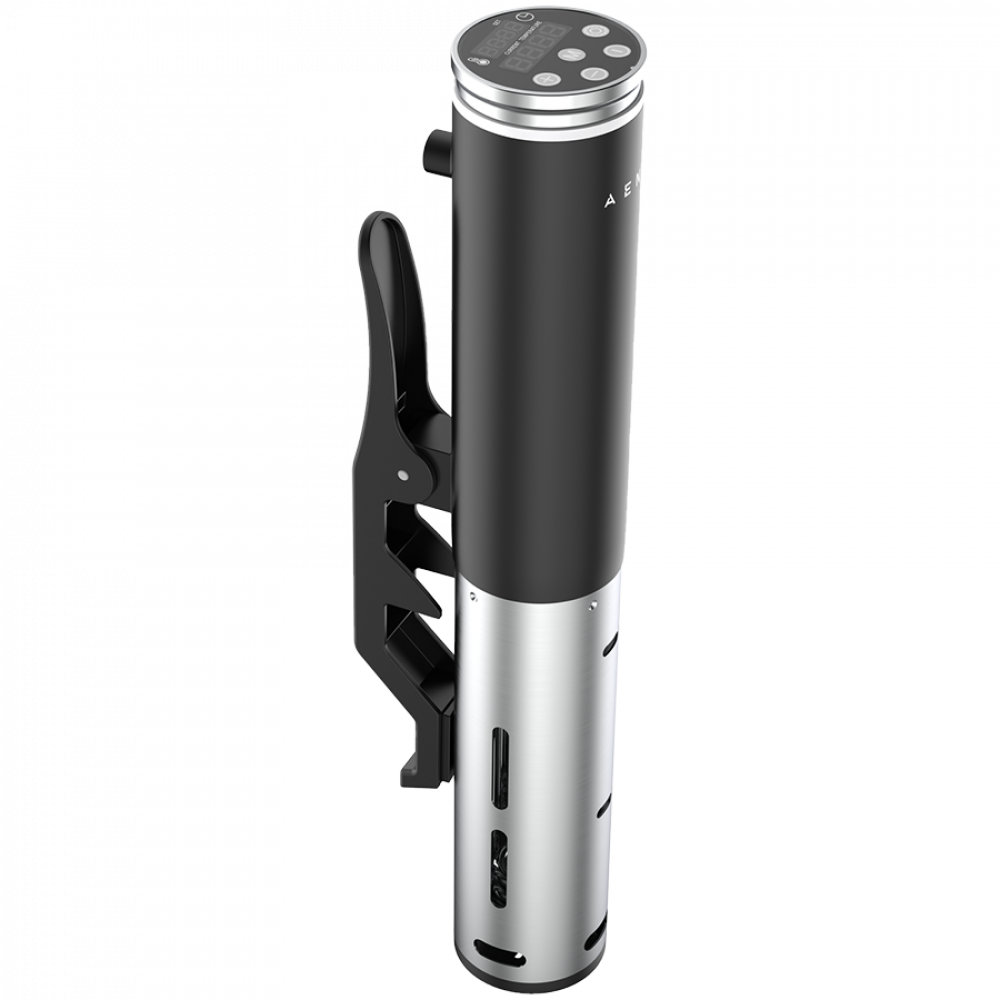 Sous Vide Aeno SV1 95°C 100h 4 Programme LCD IPX7 schwarz silber