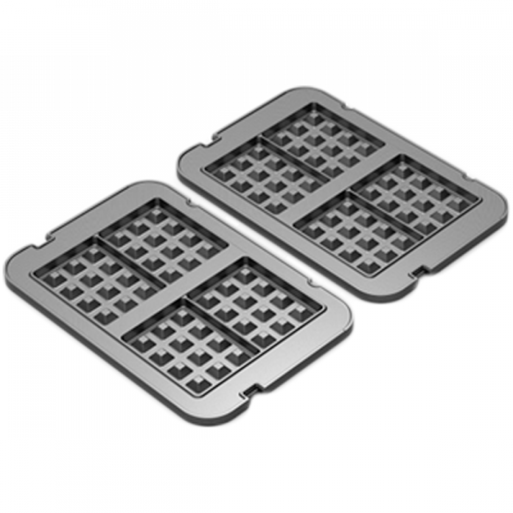 Waffelplatte 290x234 mm für Aeno AEGWP1 Grills schwarz