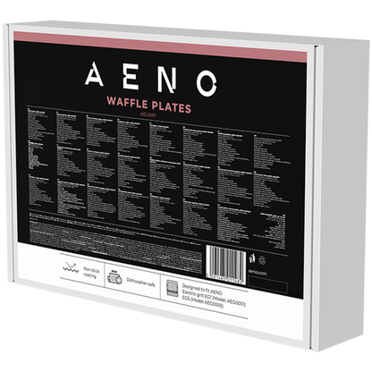 Waffelplatte 290x234 mm für Aeno AEGWP1 Grills schwarz