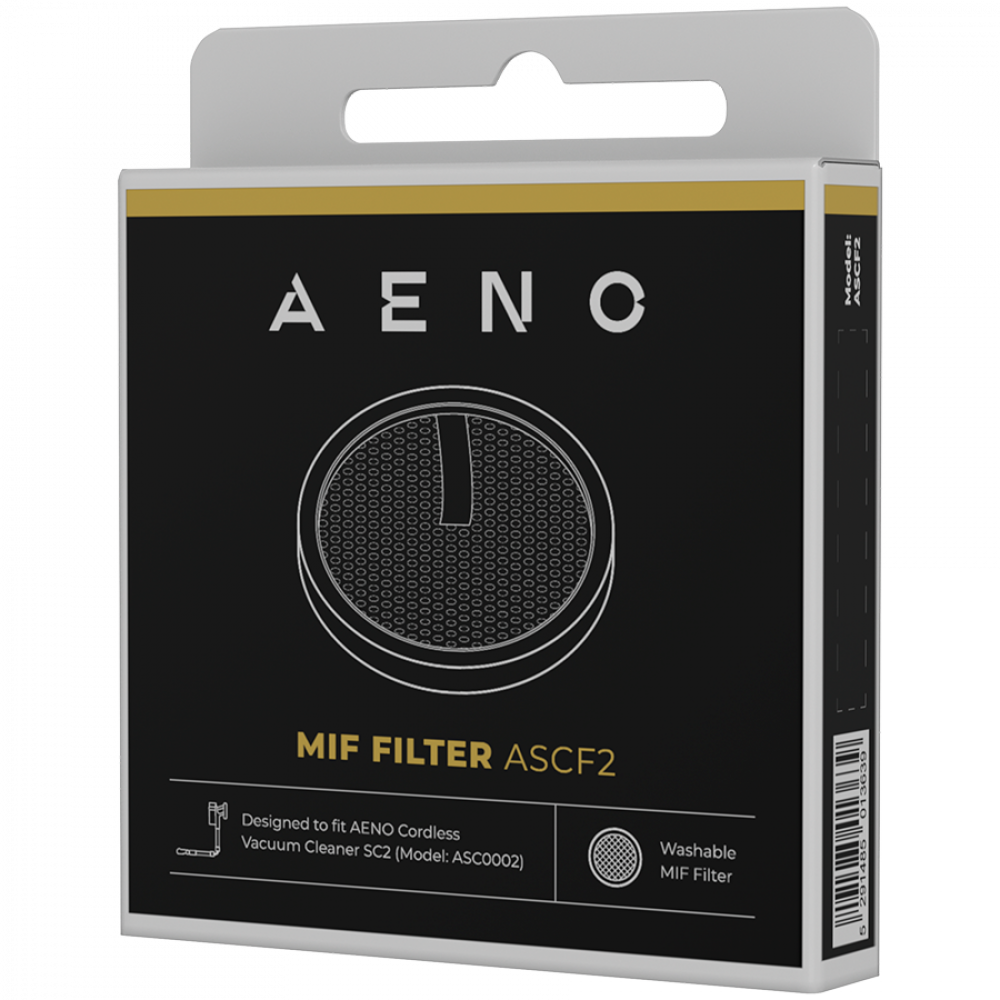 Abwaschbarer Filter Aeno ASCF2 Schwarz