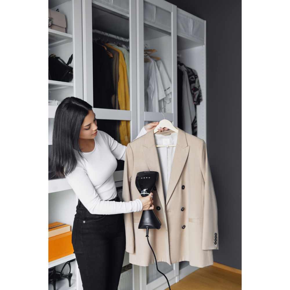 Garment Steamer 1500W Removable Tank 3 Modes Aeno GS3 Black