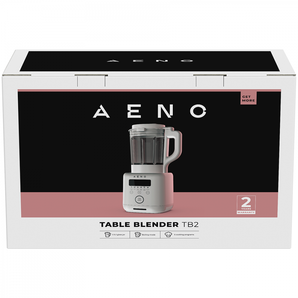 Aeno TB2 800W 1.75L 6 Programs Jug Blender White