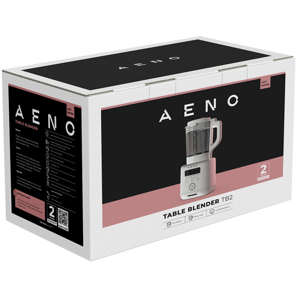 Aeno TB2 800W 1.75L 6 Programs Jug Blender White