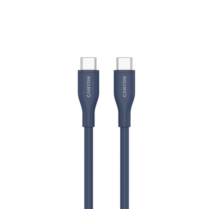 USB-C to USB-C Cable 60W 1m Silicone Canyon CC60SC10 Navy Blue