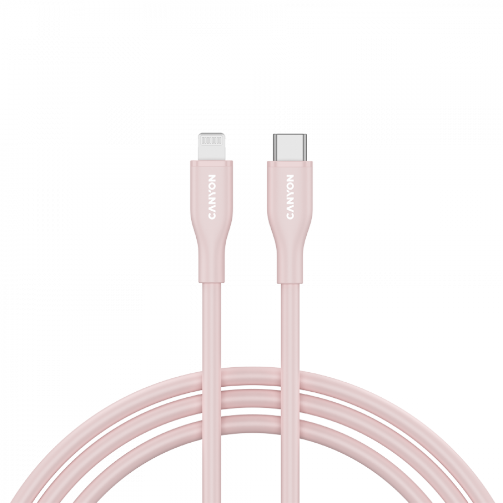 Canyon CLNM60 C-L 60W MFI Silikonkabel 1m rosa